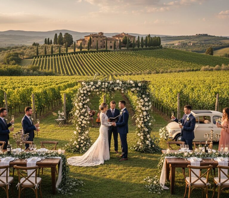 Louer un domaine viticole pour un mariage : cadre enchanteur au cœur des vignes
