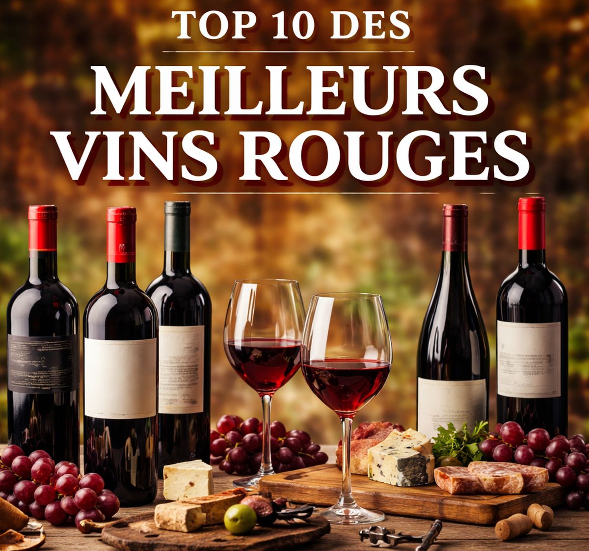 Top 10 des meilleurs vins rouges 2026 sélection experte des grands crus